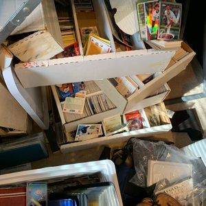 collection of sport cards 1250 +cards from 1970s to present players bb NFL bb